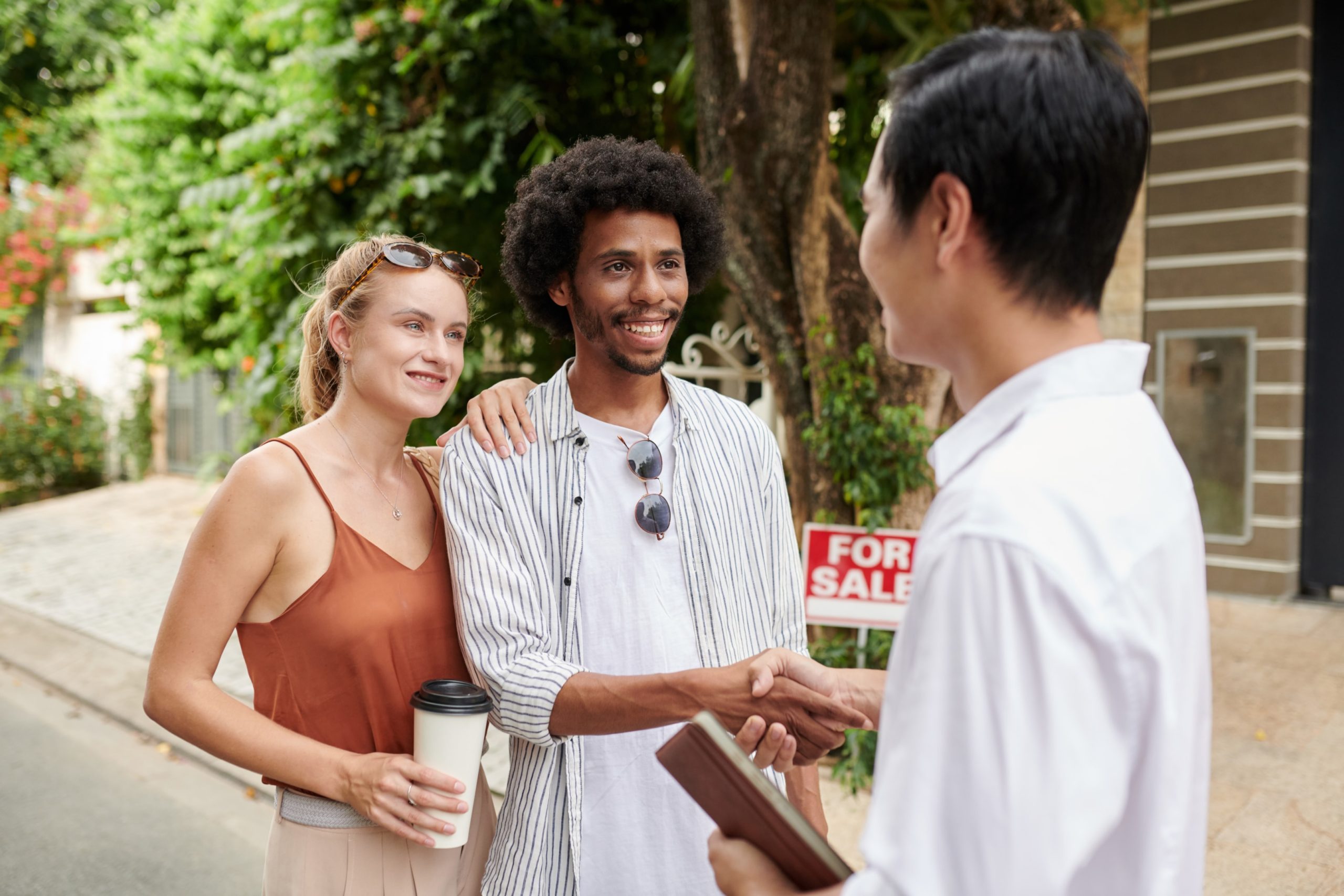 Couple Meeting with Estate Agent