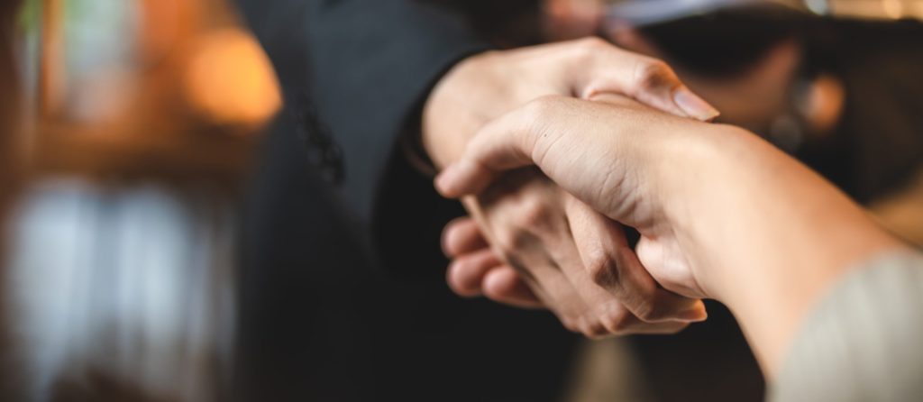 business hand contract meeting with success agreement