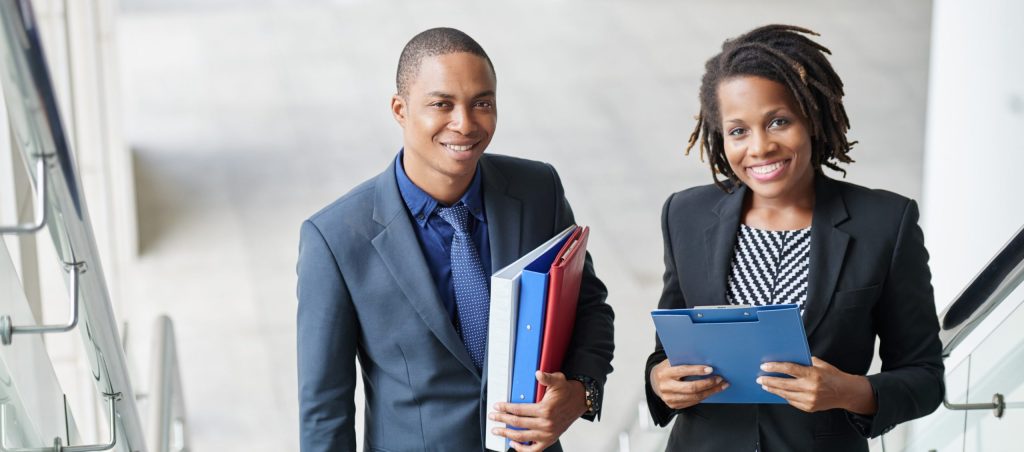 Cheerful employer with taxable income to pay tax